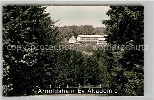 AK / Ansichtskarte Arnoldshain Evangelische Akademie Kirche Kat. Schmitten