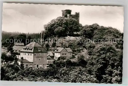 AK / Ansichtskarte Oberreifenberg Burgruine Kurhotel Haus Reifenberg Kat. Schmitten