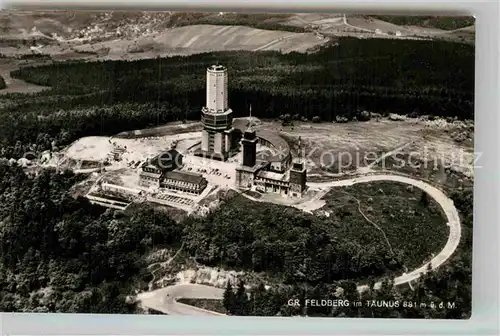 AK / Ansichtskarte Grosser Feldberg Taunus Fliegeraufnahme Aussichtsturm Restaurant  Kat. Schmitten