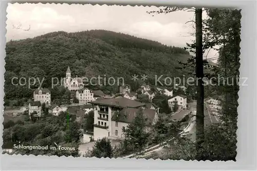 AK / Ansichtskarte Schlangenbad Taunus Panorama Kat. Schlangenbad