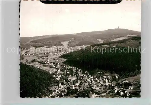 AK / Ansichtskarte Schmitten Taunus Fliegeraufnahme Feldberg Kat. Schmitten