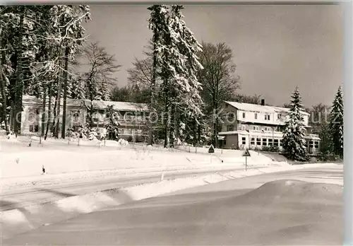 AK / Ansichtskarte Arnoldshain Hotel Sandplacken Winterlandschaft Kat. Schmitten