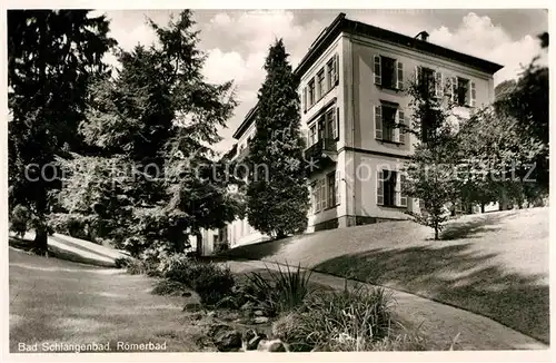 AK / Ansichtskarte Schlangenbad Taunus Roemerbad Kat. Schlangenbad