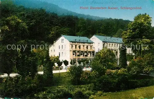 AK / Ansichtskarte Schlangenbad Taunus Hotel Russischer Kaiser Kat. Schlangenbad