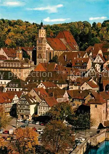 AK / Ansichtskarte Schwaebisch Hall mit Kirche St. Michael Kat. Schwaebisch Hall