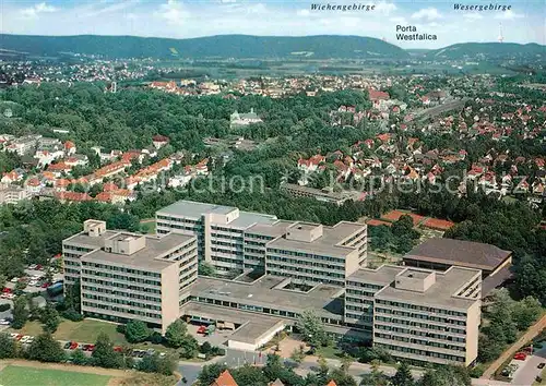 AK / Ansichtskarte Bad Oeynhausen Atrium Cafe Rehaklinik Fliegeraufnahme Kat. Bad Oeynhausen