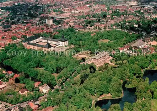 AK / Ansichtskarte Gotha Thueringen Schloss Friedenstein Museum der Natur Fliegeraufnahme Kat. Gotha