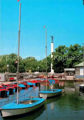 AK / Ansichtskarte Hannover Maschsee Boot Saeule Kat. Hannover