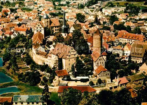 AK / Ansichtskarte Schlitz Burg Fliegeraufnahme Kat. Schlitz