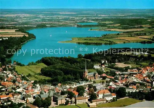 AK / Ansichtskarte Bad Segeberg Fliegeraufnahme Seepartie Kat. Bad Segeberg