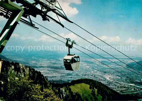 AK / Ansichtskarte Seilbahn Brauneck Isartal  Kat. Bahnen