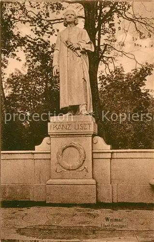 AK / Ansichtskarte Liszt Franz Komponist Denkmal Kamenz Kat. Musik