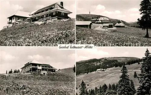 AK / Ansichtskarte Feldberg Schwarzwald Gasthof Todtnauer Huette Panorama  Kat. Feldberg (Schwarzwald)