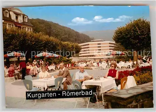 AK / Ansichtskarte Schlangenbad Taunus Kurgarten Roemberbad Kat. Schlangenbad