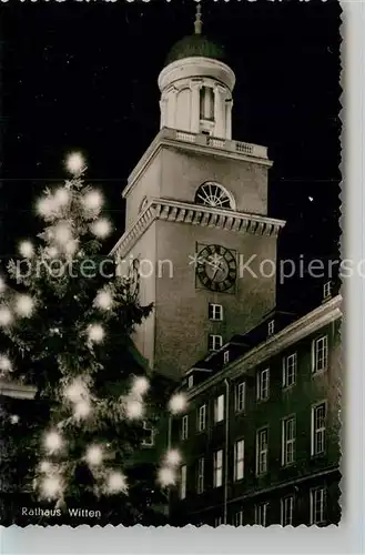 AK / Ansichtskarte Witten Ruhr Rathaus Kat. Witten Ruhr