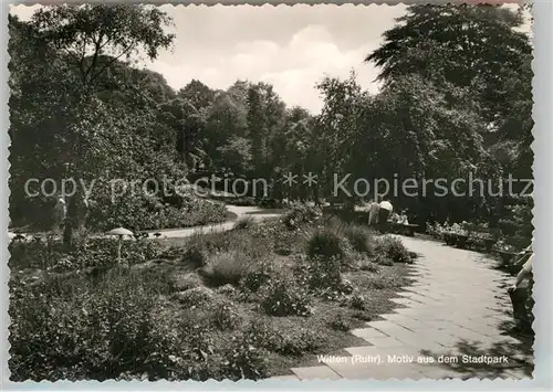 AK / Ansichtskarte Witten Ruhr Motiv aus dem Stadtpark Kat. Witten Ruhr