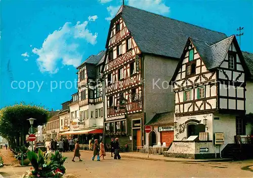 AK / Ansichtskarte Bad Breisig Rheinpromenade Fachwerkhaeuser Kat. Bad Breisig