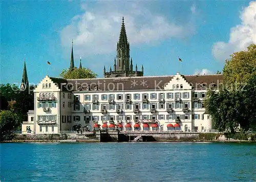 AK / Ansichtskarte Konstanz Bodensee Steigenberger Inselhotel Ansicht vom See aus Kat. Konstanz