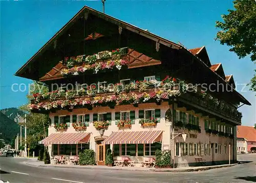 AK / Ansichtskarte Oberammergau Hotel Wolf Kat. Oberammergau