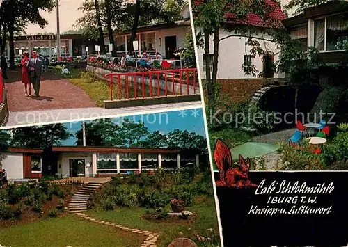 AK / Ansichtskarte Iburg Teutoburger Wald Cafe Schlossmuehle  Kat. Hoerstel