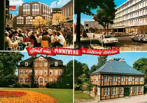 AK / Ansichtskarte Pinneberg Dingstaette Fahltskamp Rathaus Drostei Samlandmuseum Kat. Pinneberg