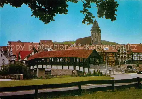 AK / Ansichtskarte Hann. Muenden Muehlenbruecke Kat. Hann. Muenden