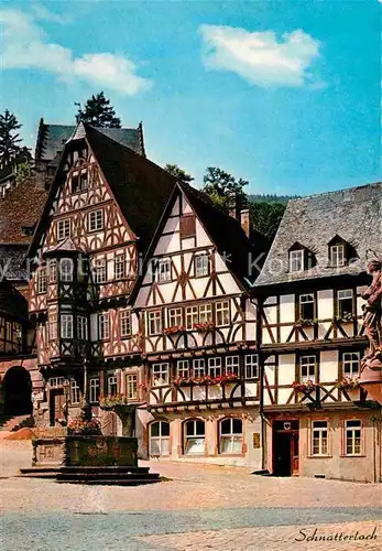 AK / Ansichtskarte Miltenberg Main Marktplatz Fachwerk Schnatterloch Kat. Miltenberg