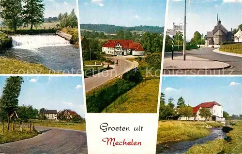 AK / Ansichtskarte Mechelen Limburg Hotel Brull Bach Wehr Kat. Mechelen