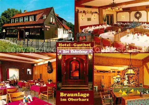 AK / Ansichtskarte Braunlage Hotel Gasthof Zur Erholung Kat. Braunlage Harz