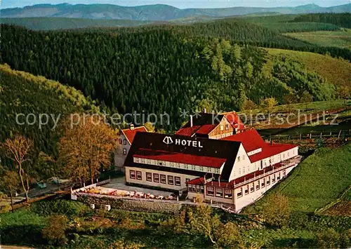 AK / Ansichtskarte St Andreasberg Harz Fliegeraufnahme Berghotel Glockenberg Kat. Sankt Andreasberg