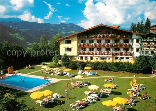 AK / Ansichtskarte Sankt Johann Pongau Hotel Berghof Schwimmbad Kat. Sankt Johann im Pongau