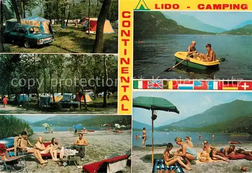 AK / Ansichtskarte Fondotoce di Verbania Campingplatz Continental  Strand Platz  Kat. Verbania