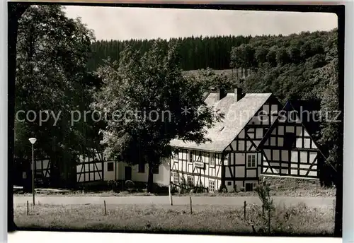 AK / Ansichtskarte Hoheleye Fachwerk Gasthaus Kat. Winterberg