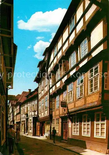 AK / Ansichtskarte Hameln Weser Fischpfortenstrasse Altstadt Fachwerkhaeuser