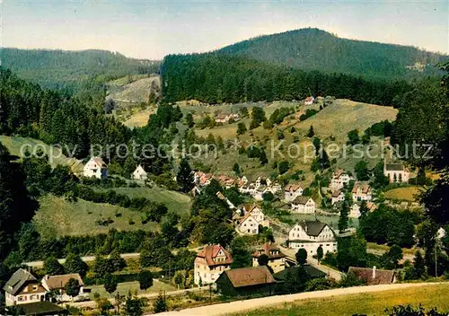 AK / Ansichtskarte Schoenmuenzach Panorama Kneipp Luftkurort im Murgtal Schwarzwald Kat. Baiersbronn