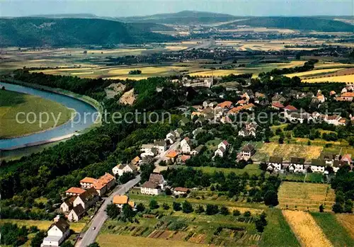 AK / Ansichtskarte Fuerstenberg Weser Fliegeraufnahme Kat. Fuerstenberg