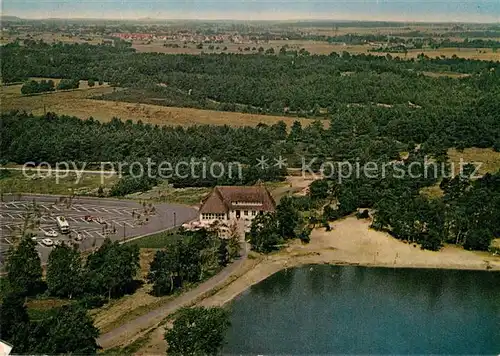 AK / Ansichtskarte Ottersberg Bremen Fliegeraufnahme Gasthaus Grundbergsee Kat. Ottersberg