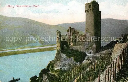 AK / Ansichtskarte Bingen Rhein Ruine Ehrenfels Kat. Bingen am Rhein