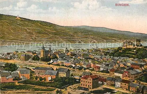 AK / Ansichtskarte Bingen Rhein Gesamtansicht  Kat. Bingen am Rhein