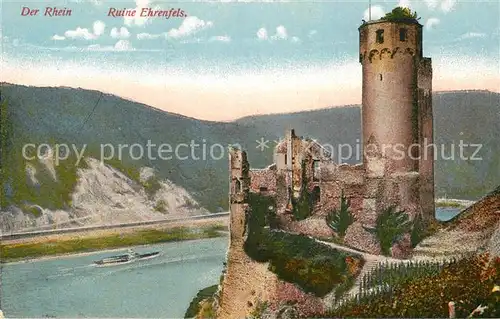 AK / Ansichtskarte Bingen Rhein Ruine Ehrenfels Kat. Bingen am Rhein