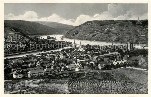 AK / Ansichtskarte Bingen Rhein Gesamtansicht  Kat. Bingen am Rhein