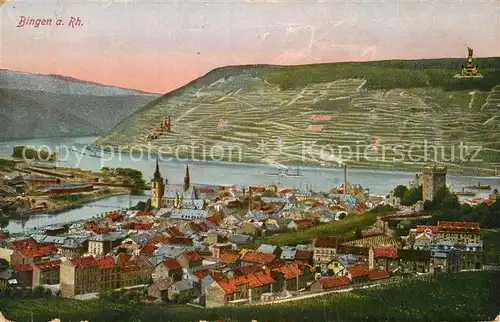 AK / Ansichtskarte Bingen Rhein Gesamtansicht  Kat. Bingen am Rhein