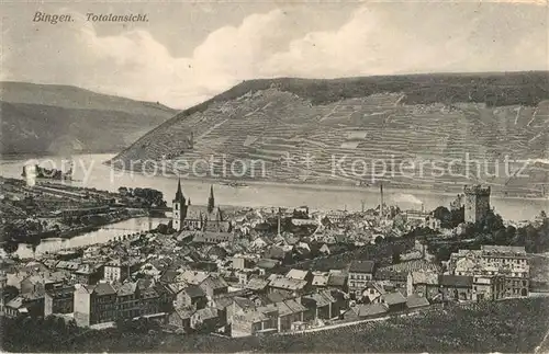 AK / Ansichtskarte Bingen Rhein Totalansicht  Kat. Bingen am Rhein