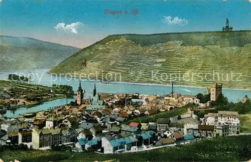 AK / Ansichtskarte Bingen Rhein Gesamtansicht  Kat. Bingen am Rhein