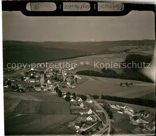 AK / Ansichtskarte Langewiese Fliegeraufnahme Kat. Winterberg