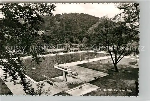 AK / Ansichtskarte Nastaetten Taunus Schwimmbad Kat. Nastaetten