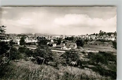 AK / Ansichtskarte Hornbach Zweibruecken Panorama mit Bahnhof Kat. Zweibruecken