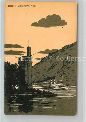 AK / Ansichtskarte Bingen Rhein Maeuseturm Kat. Bingen am Rhein