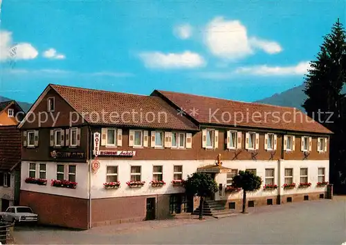 AK / Ansichtskarte Calmbach Enz Hotel Goldener Anker Kat. Bad Wildbad