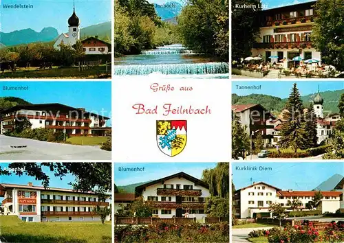 AK / Ansichtskarte Bad Feilnbach Tannenhof Kurklinik Diem Blumenhof Jenbach Kat. Bad Feilnbach